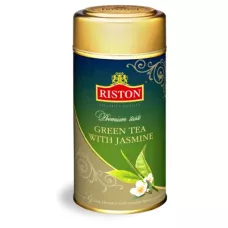 Чай зеленый With Jasmine 225г ж/б (Шри-Ланка, ТМ Riston)