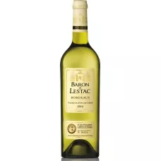 Вино Bordeaux Blanc AOP бел.сух 0,75 л 12,5% (Франція, Бордо, ТМ Baron de Lestac)