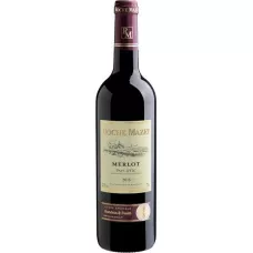 Вино Merlot Pays D&#039;oC IGT кр.сух 0,75л 12,5% (Франція, Лангедок-Руссильон, ТМ Roche Mazet)