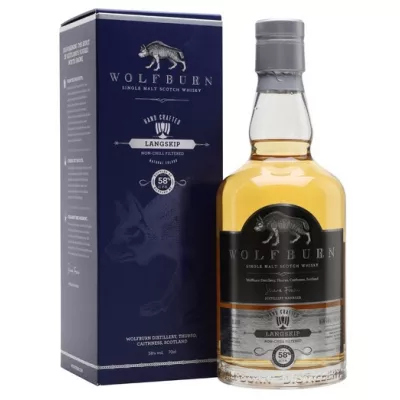 Віскі Wolfburn Langskip Single Malt 0,7 л 58% кор (Шотландія, ТМ Wolfburn)