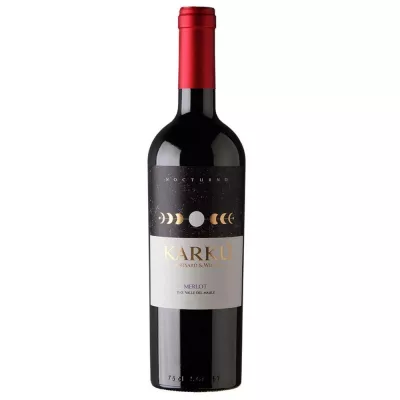 Вино Merlot кр.сух 0,75 л 13% (Чілі, Д.Мауле, ТМ Karku)