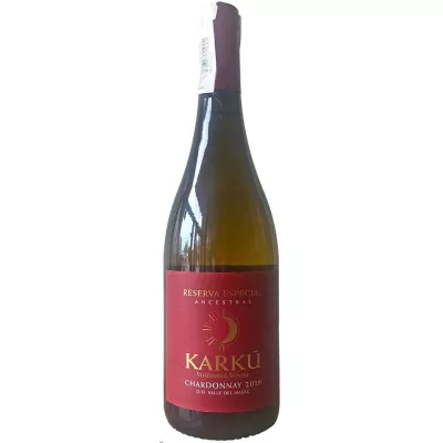 Вино Chardonnay Reserva бел.сух 0,75 л 13,5% (Чілі, Д.Мауле, ТМ Karku)