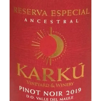 Вино Pinot Noir Reserva кр.сух 0,75 л 13% (Чілі, Д.Мауле, ТМ Karku)