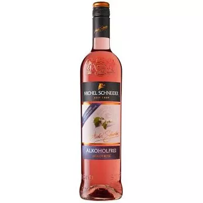 Вино безалкогольне Merlot роз.п/сл 0,75л (Німеччина, Мозель, ТМ Michel Schneider)