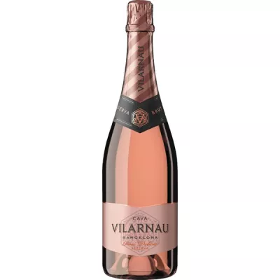 Вино ігристе Cava Vilarnau Reserva Organic роз.брют 0,75 л.12% (Іспанія, Каталонія, TM Vilarnau)