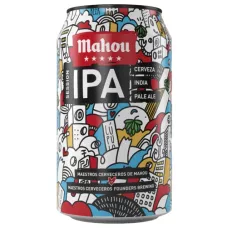 Пиво Mahou IPA 5estrellas 0,33л 4,5% ж/б (Испания, ТМ Mahou)