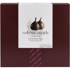 Инжир в шоколаде Rabitos Royale Collection 24шт 425г (Испания, ТМ Rabitos Royale)