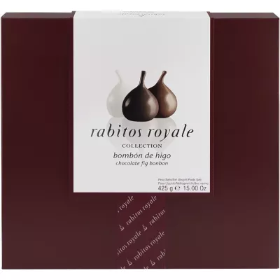 Інжир у шоколаді Rabitos Royale Collection 24шт 425г (Іспанія, ТМ Rabitos Royale)