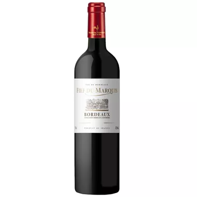 Вино Fief du Marquis кр.сух 0,75 л 13% (Франція, Бордо, ТМ Chateau)