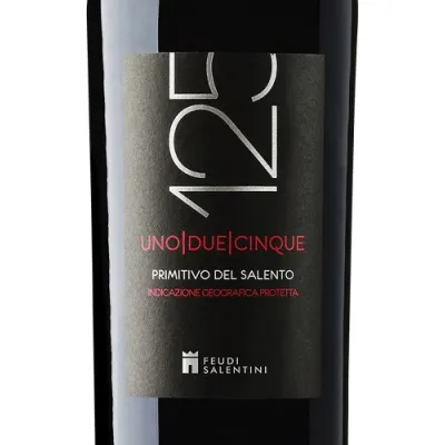Вино 125 Primitivo del Salento IGP кр.сух 3л 12,5% дер кор(Італія, Апулія, ТМ Feudi Salentini)