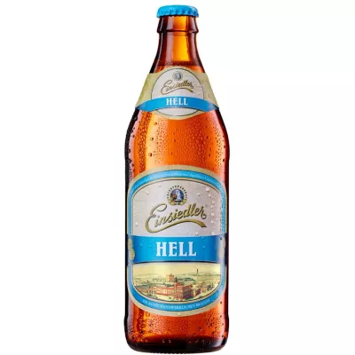 Пиво Einsiedler Hell 0,5 л 5,2% скло (Німеччина, ТМ Einsiedler)
