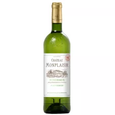 Вино Chateau Monplaisir бел.сух 0,75л 12% (Франция, Бордо,ТМ Chateau)