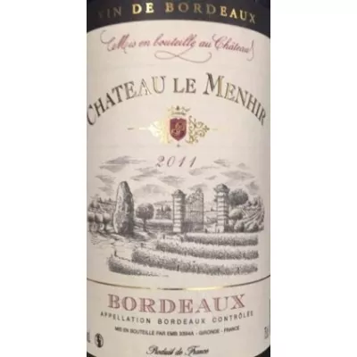 Вино Chateaux Antilles Le Menhir кр.сух 0,75 л 13,5% (Франція, Бордо, ТМ Chateau)