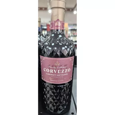 Вино Cabernet Sauvignon BIO кр.сух 0,75 л 14% (Італія, Венето, ТМ Corvezzo)