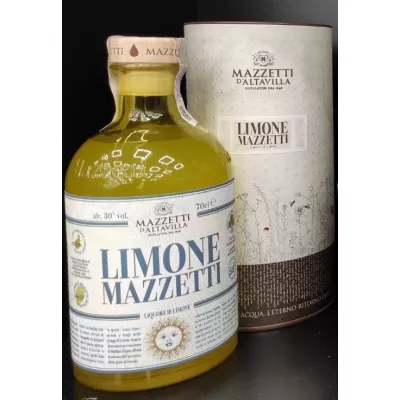 Лікер Lemon Mazzetti 0,7 л 30% тубус (Італія, П'ємонт, ТМ Mazzetti)