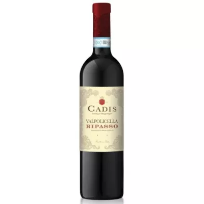 Вино Valpolicella Ripasso Biologico DOC кр.сух 0,75 л 13% (Італія, Венето, ТМ Cadis)