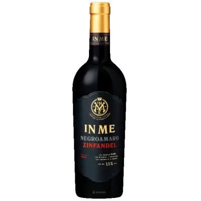Вино Negroamaro Zinfandel Puglia IGP кр.сух 0,75 л 15% (Італія, Апулія, ТМ In Me)