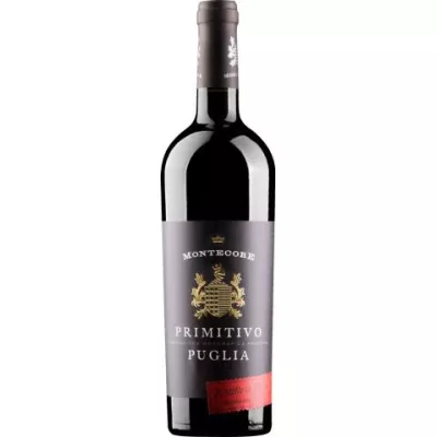 Вино Primitivo Puglia IGP кр.сух 0,75 л 13% (Італія, Апулія, ТМ Montecore)