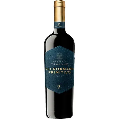 Вино Primitivo Old wine Puglia IGP кр.сух 0,75 л 16% (Італія, Апулія, ТМ Masseria Trajone)