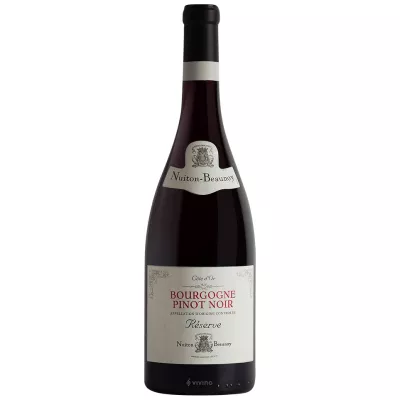 Вино Pinot Noir Reserve Nuiton-Beaunoy кр.сух 0,75 л 13% (Франція, Бургундія,ТМ Nuiton-Beaunoy)