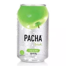 Лимонад Pacha зі смаком яблука Pacha Green Apple 0,33 з/б ( Бельгія, ТМ Pacha)