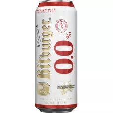 Пиво безалкогольне Bitburger Drv 0,5 ж/б (Німеччина, ТМ Bitburger)