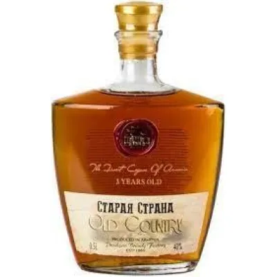 Бренді Стара Країна 3 роки 40% 0,5 л.