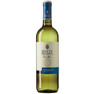 Вино Trebbiano Pinot Blanco Rubicone IGT біл.п/с 0,75 л 11% (Італія, Емілія-Романья, ТМ Botte Buona)