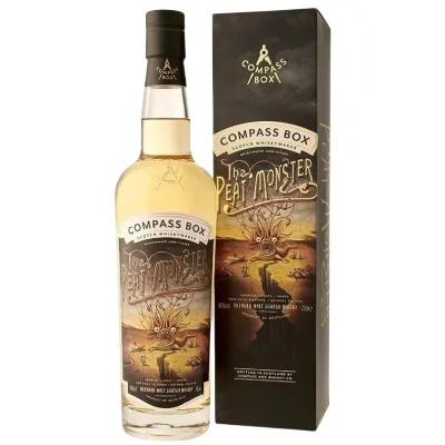 Віскі Compass Box The Peat Monster 0,7 л 46% подар, кор. +2 стак,
