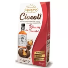 Шоколад Ciocoli Rom Crispo 100г (Італія, ТМ Crispo)