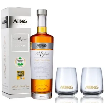 Коньяк ABK6 Pure VS Single Domaine підкор. 2 склянки 0,7л 40%