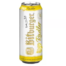 Пиво Bitburger Radler 0,5л 1,9% ж/б (Німеччина, ТМ Radler)