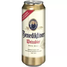 Пиво Benediktiner Weissbier Wheat 0,5л 5,4% ж/б (Німеччина, ТМ Benediktiner)