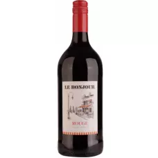 Вино Le Bonjour Red 1л крас. сухий. 12,5% (Франція, TM Le Bonjour)