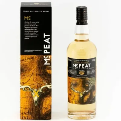 Віскі Mc Peat Single Malt Scotch Whisky 0,7 л 43,5% кор.