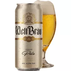Пиво Welfbrau Premium Pils Beer 0,5 л 4,3% з/б (Німеччина, TM Welfbrau)