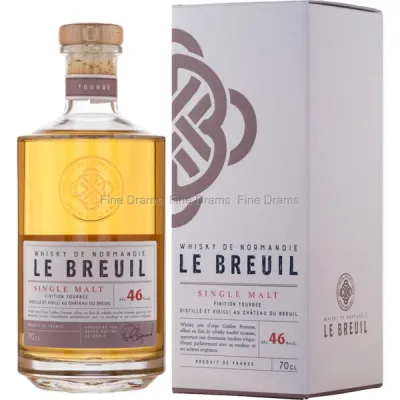 Віскі Single Malt Le Breuil Tourbe 0,7л 46% кор.
