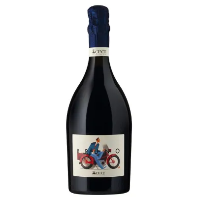 Вино ігристе Lambrusco Bruno Ceci 1,5л крас. брют 11,5% кор.