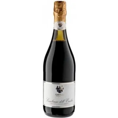 Вино ігристе Lambrusco IGT Gavioli 0,75л біл. п/солод. 7,5%