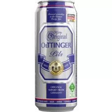 Пиво Oettinger Pils 0,5л з/б 4,7% (Німеччина, TM Oettinger)