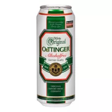 Пиво безалкогольне Oettinger Alkoholfrei 0,5л ж/б 0,5% (Німеччина, TM Oettinger)