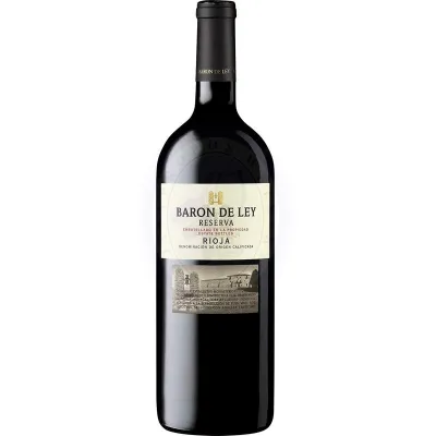 Вино Baron de Ley Reserva 1,5л крас. сухий. 14,5% кор.