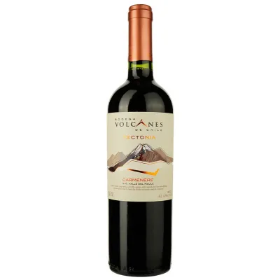 Вино Carmenere Volcanes крас.сух 0,75 л 13% (Чилі, долина Лейда, ТМ Volcanes)