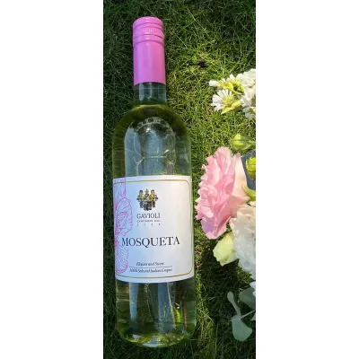 Вино Mosqueta Gavioli 0,75л бел. п/слад. 5% (Италия, Пьемонт, TM Gavioli)