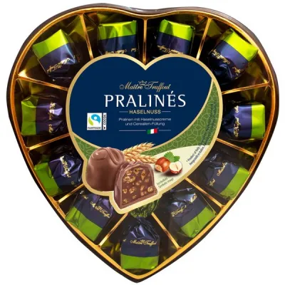 Праліне з молочним шоколадом та горіхами Pralines cereals 165г