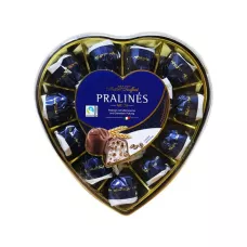 Праліне з молочним шоколадом і кремом Pralines cereals 165г (Бельгія, ТМ Maitre Truffout)