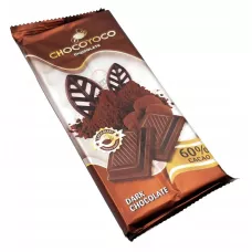 Чорний шоколад Dark chocolate 60% 100г (Польща, TM Chocoyoco)