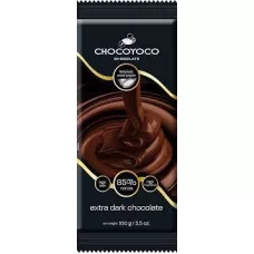 Чорний шоколад Dark chocolate 85% 100г (Польща, TM Chocoyoco)