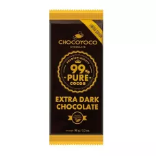 Чорний шоколад Dark chocolate 99% 90г (Польща, TM Chocoyoco)