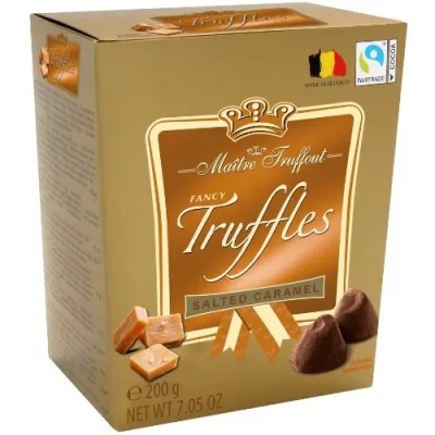 Трюфель Fancy gold salted caramel із солоною карамеллю 200г